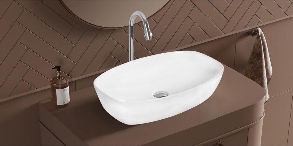 Table Top Basin - Designer Countertop Ceramic Vessel
