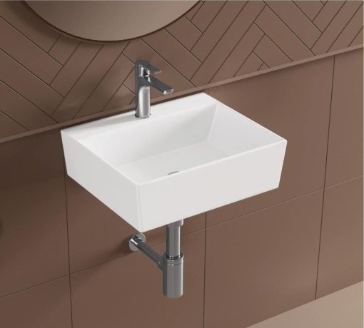 Wash Basin - Wall-Hung & Corner Ceramic Basin